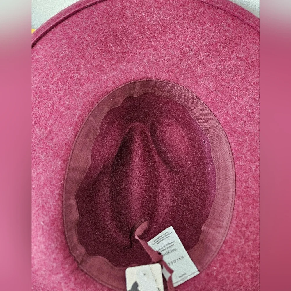 Halogen burgundy wool